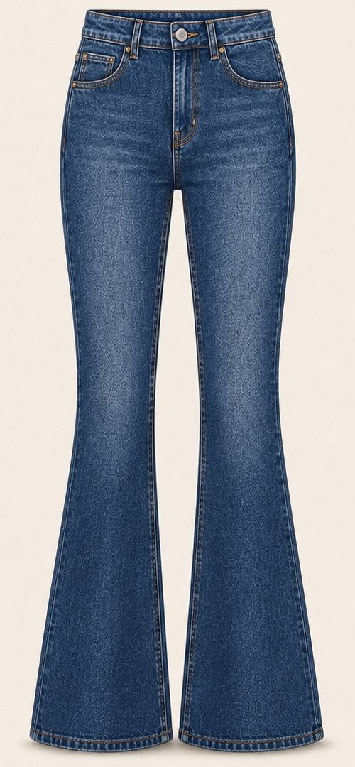 Calça jeans modelagem Flare
