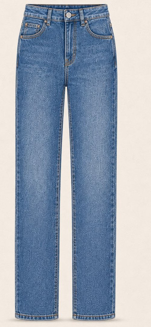 Calça jeans modelagem Reta